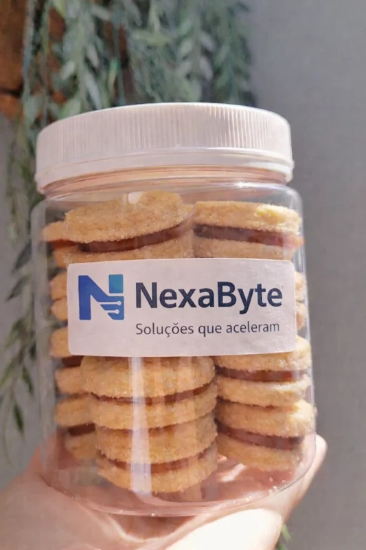 Casadinho de doce de leite, trabalho real da Bibiscoitos